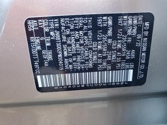 2023 NISSAN ROGUE PLAT JN8BT3DD2PW304019