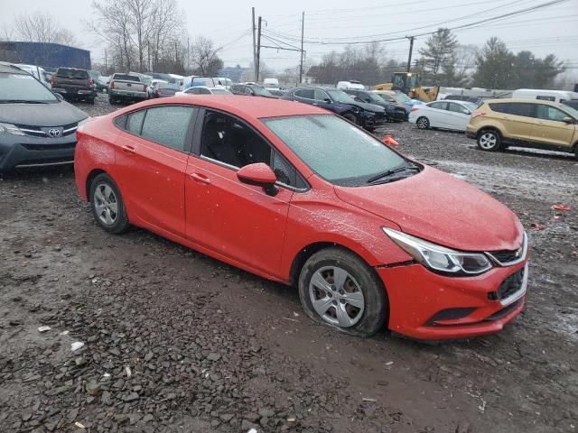 Vin: 1g1bc5smxj7196592, lot: 88644545, chevrolet cruze ls 20184