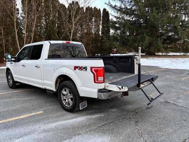 FORD F150 SUPER 2015 white crew pic gas 1FTFW1EF0FFA2203X photo #4