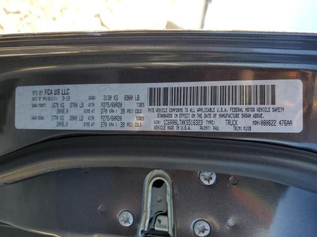 2019 RAM 1500 CLASS - 1C6RR6LTXKS516323