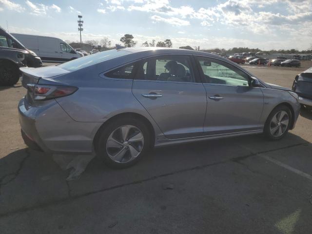 HYUNDAI SONATA HYB 2016 silver sedan 4d hybrid engine KMHE34L19GA017730 photo #4