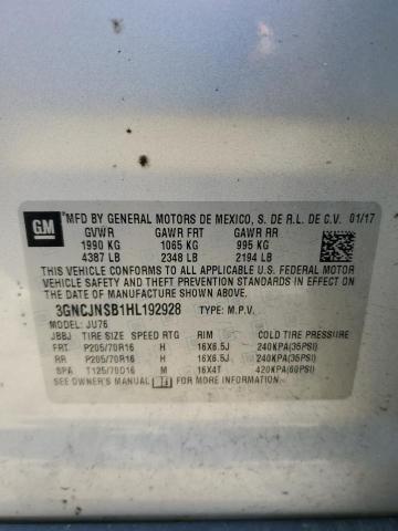 2017 CHEVROLET TRAX LS - 3GNCJNSB1HL192928