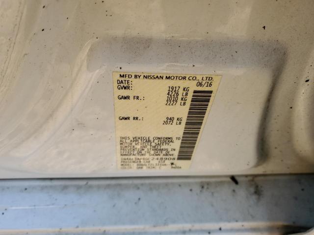 2016 NISSAN ALITMA 1N4AL3AP8GC248908
