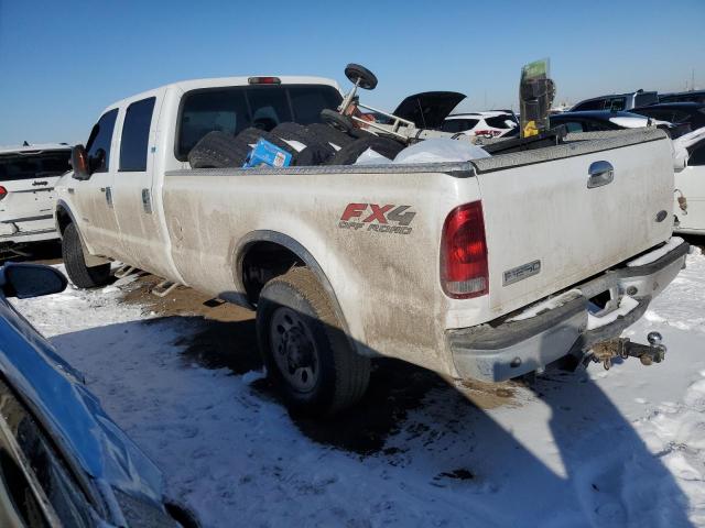 FORD F250 SUPER 2005 white  diesel 1FTSW21P25EA86307 photo #3