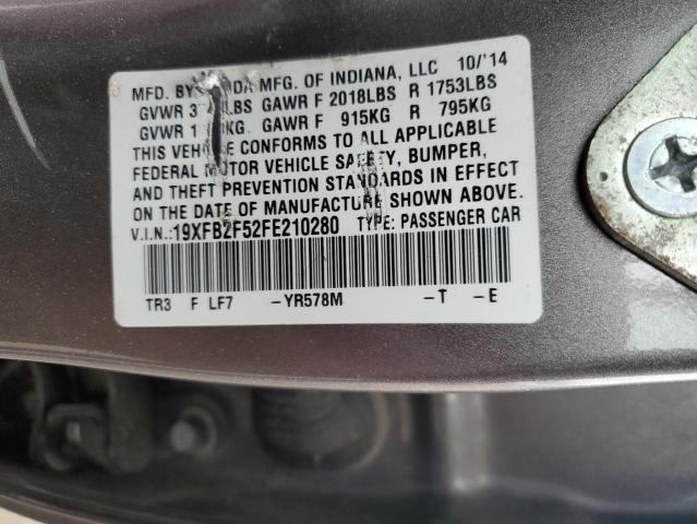 2015 HONDA CIVIC LX - 19XFB2F52FE210280