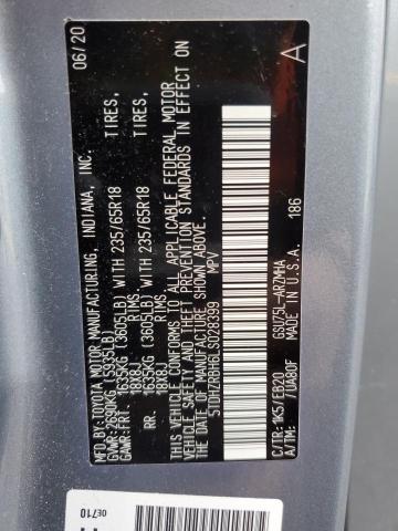 2020 TOYOTA HIGHLANDER - 5TDHZRBH6LS028399