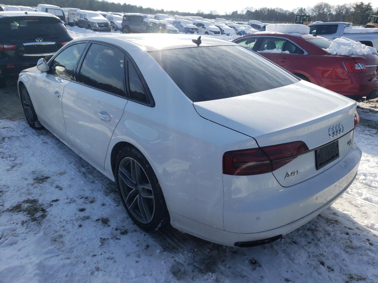 Lot #3050596108 2017 AUDI A8 L QUATT