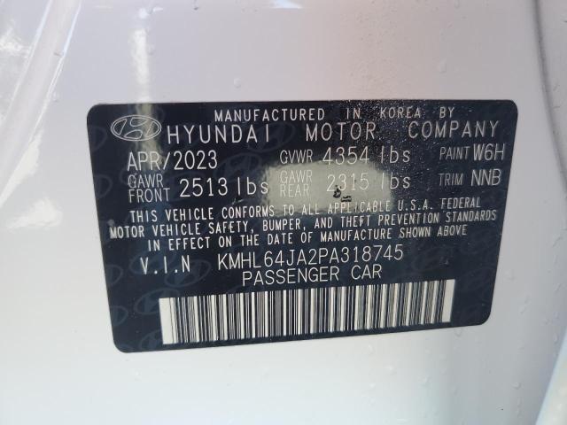 2023 HYUNDAI SONATA SEL KMHL64JA2PA318745