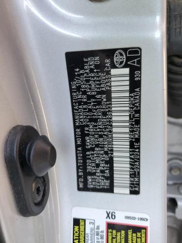 2015 TOYOTA COROLLA L - 2T1BURHE3FC286331