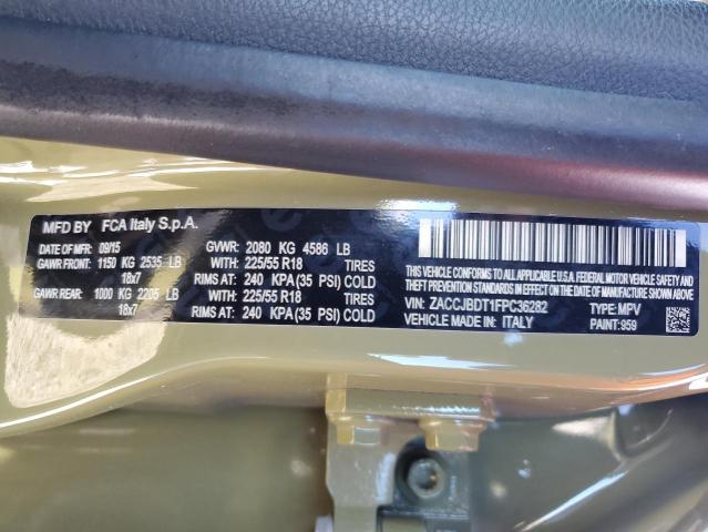 2015 JEEP RENEGADE L - ZACCJBDT1FPC36282