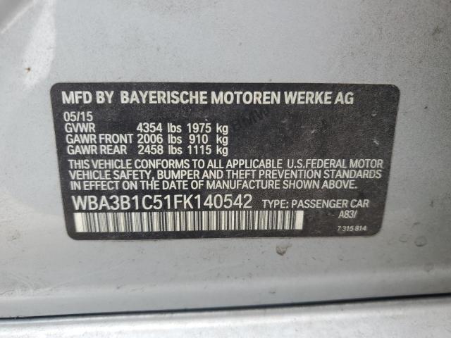 2015 BMW 320 I - WBA3B1C51FK140542