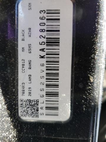 2019 LAND ROVER RANGE ROVE - SALGS2SV6KA528063