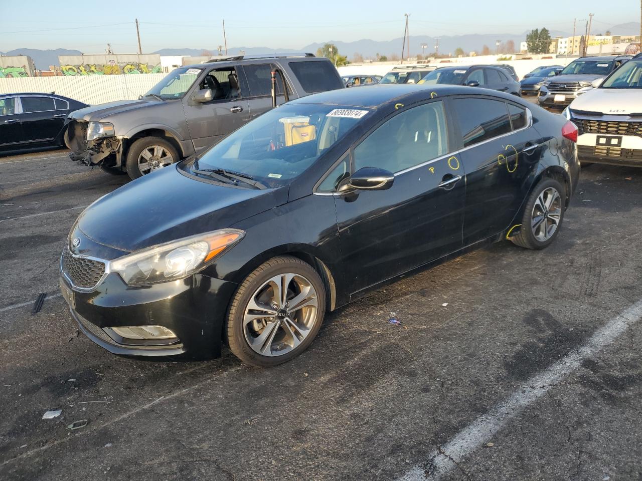 Lot #3044409806 2014 KIA FORTE EX