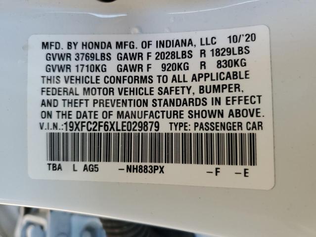 2020 HONDA CIVIC LX - 19XFC2F6XLE029879