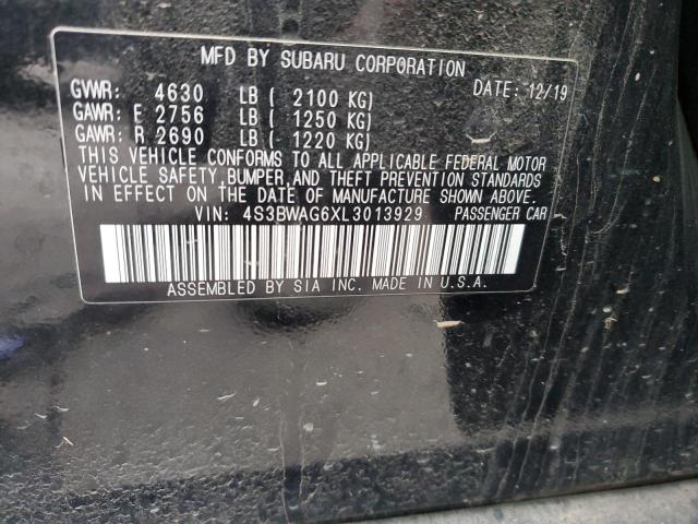 2020 SUBARU LEGACY SPO 4S3BWAG6XL3013929