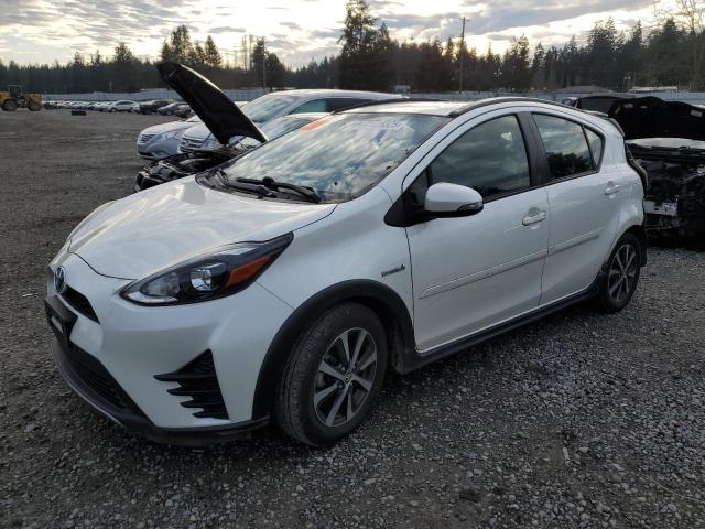 TOYOTA PRIUS C 2019 white  hybrid engine JTDKDTB30K1624691 photo #1