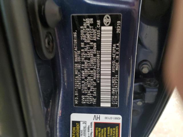 2016 TOYOTA AVALON HYB 4T1BD1EB4GU056812