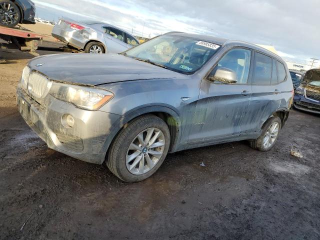 BMW X3 XDRIVE2 2017 blue  gas 5UXWX9C30H0W66995 photo #1