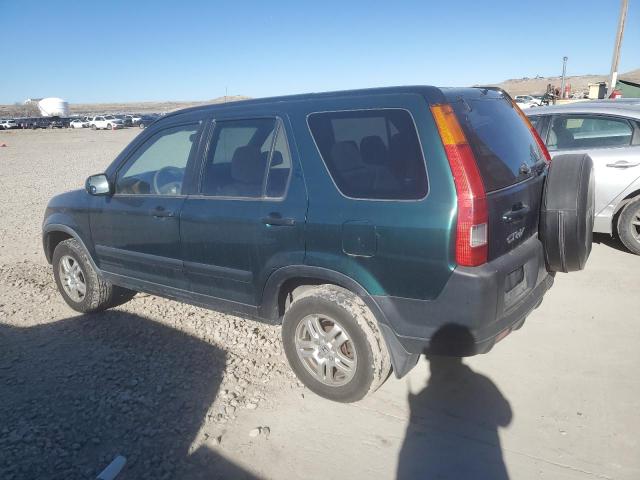 HONDA CR-V EX 2004 green  gas JHLRD78884C033981 photo #3