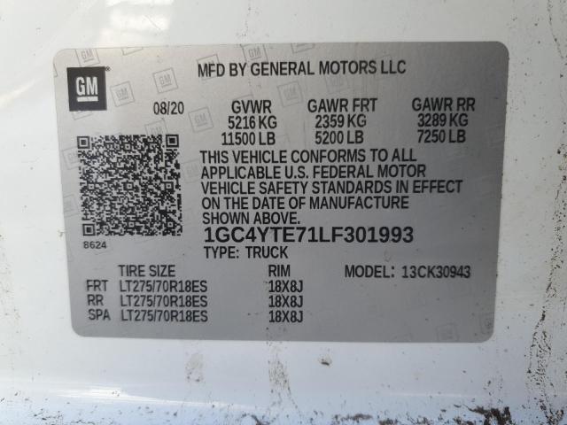 2020 CHEVROLET 3500 HD - 1GC4YTE71LF301993