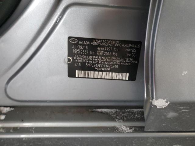 2017 HYUNDAI SONATA SE - 5NPE24AFXHH473249
