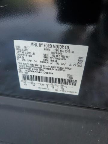 2017 FORD EXPLORER P - 1FM5K8AR4HGD92359