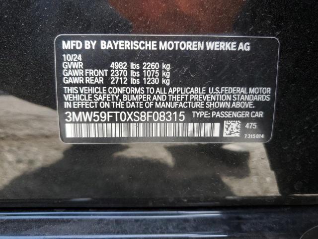 2025 BMW M340I 3MW59FT0XS8F08315