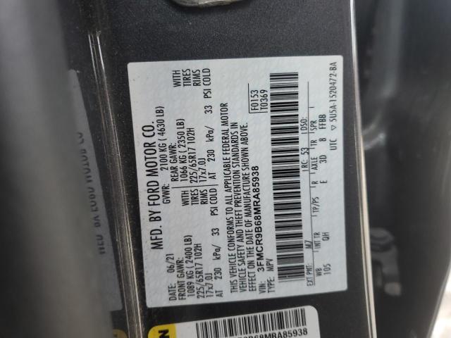 2021 FORD BRONCO SPO - 3FMCR9B68MRA85938