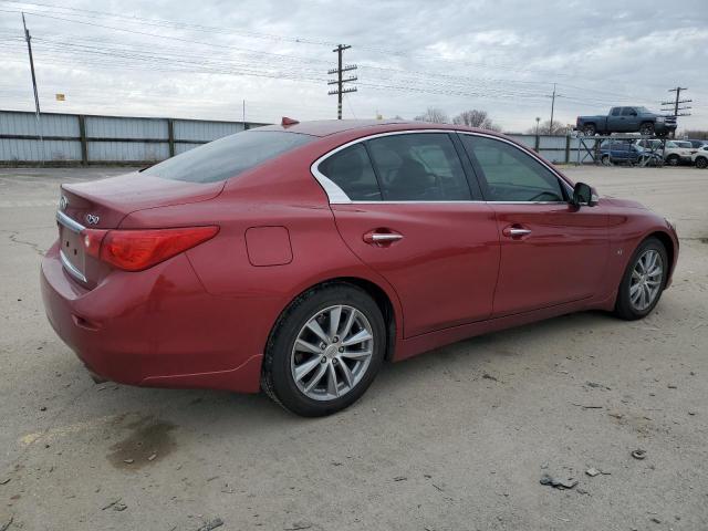 INFINITI Q50 BASE 2014 red  gas JN1BV7AR8EM691653 photo #4