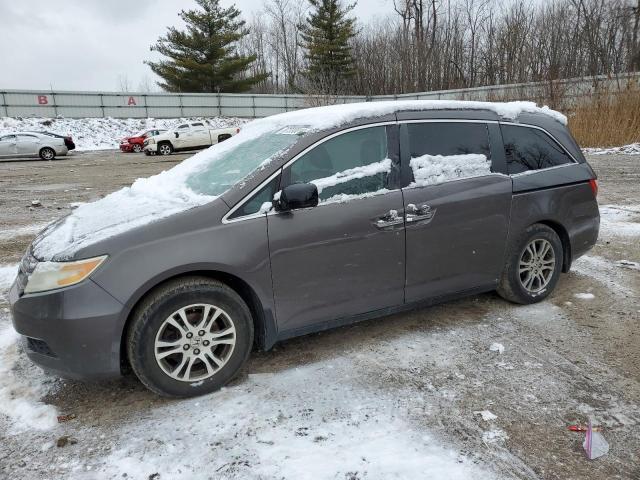 HONDA ODYSSEY EX 2012 gray  gas 5FNRL5H62CB054233 photo #1