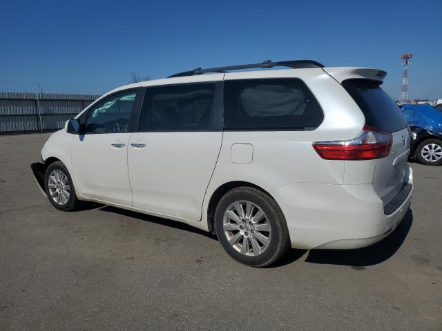 TOYOTA SIENNA XLE 2015 white  gas 5TDDK3DC7FS122121 photo #3