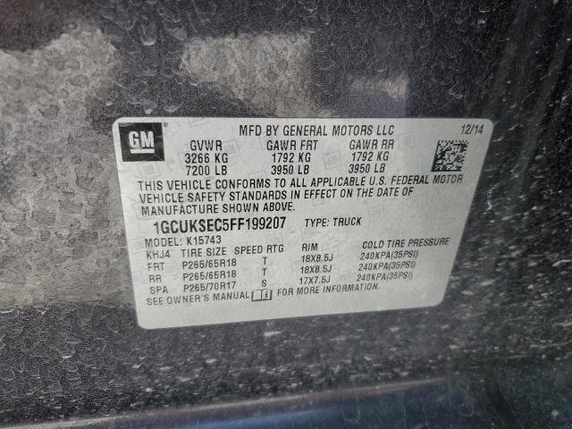 2015 CHEVROLET SILV1500 4 - 1GCUKSEC5FF199207