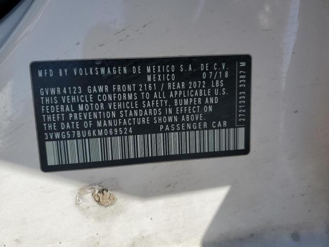 2019 VOLKSWAGEN JETTA SEL - 3VWG57BU6KM069524