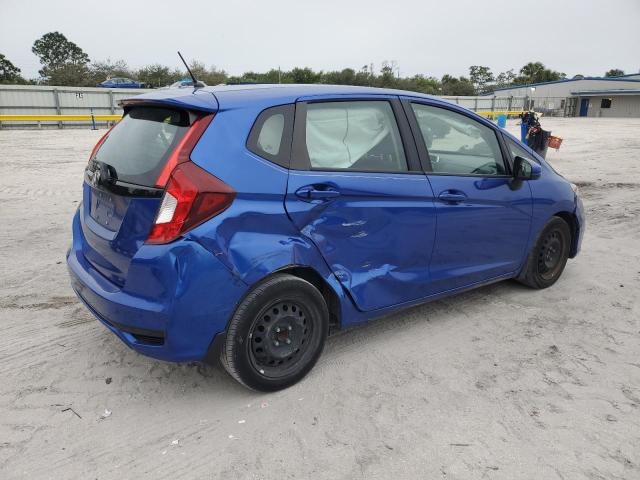 HONDA FIT LX 2019 blue  gas 3HGGK5H49KM727510 photo #4