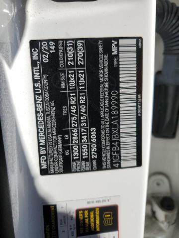 2020 MERCEDES-BENZ GLE 350 - 4JGFB4JBXLA189990