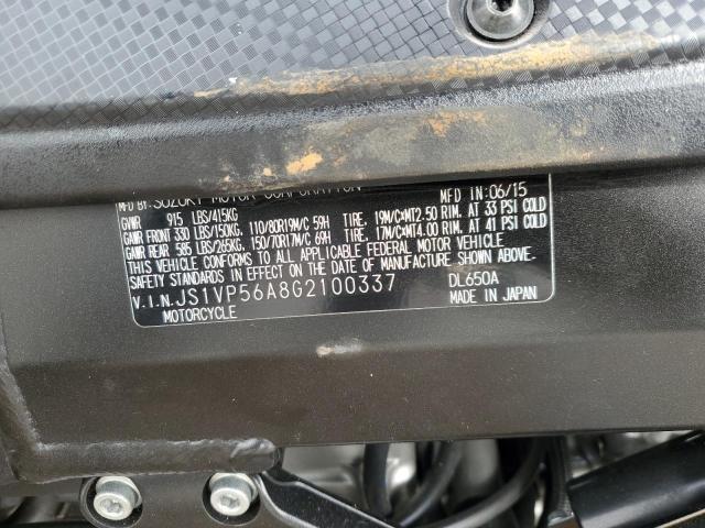 2016 SUZUKI DL650 A JS1VP56A8G2100337