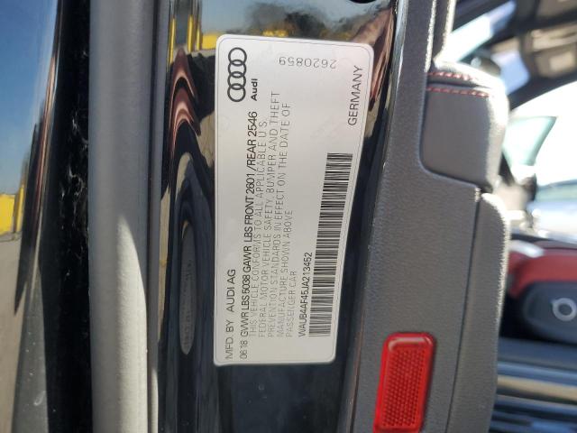 2018 AUDI S4 PREMIUM WAUB4AF45JA213452