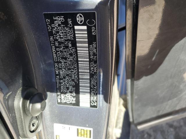2013 TOYOTA PRIUS - JTDKN3DU6D1620781