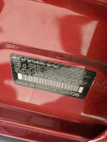 2018 MITSUBISHI MIRAGE GT ML32A5HJ2JH001561
