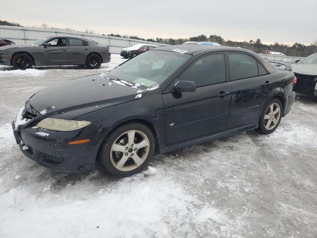 MAZDA 6 S 2005 black  gas 1YVHP80D155M71207 photo #1