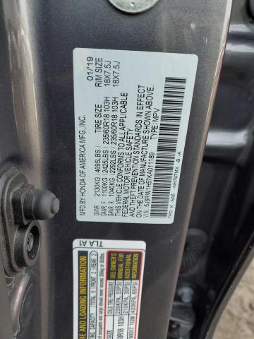2019 HONDA CR-V 5J6RW1H57KA011189