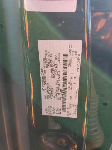 2017 FORD F150 SUPER - 1FTFW1EF0HFA36145
