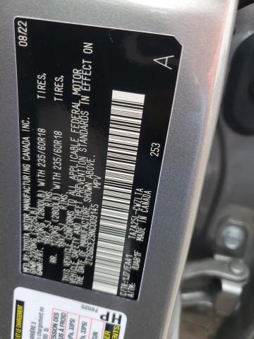 2022 LEXUS NX 350 2T2GGCEZ9NC009145