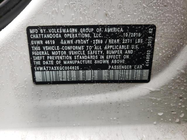 2016 VOLKSWAGEN PASSAT R-L - 1VWAT7A3XGC004625