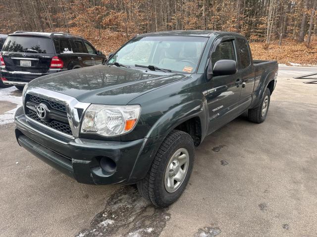 TOYOTA TACOMA ACC 2011 green club cab gas 5TFUX4EN6BX005593 photo #3