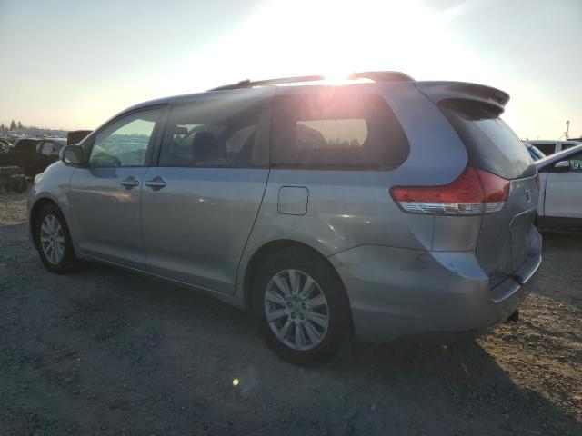 TOYOTA SIENNA XLE 2012 silver  gas 5TDDK3DC0CS042896 photo #3