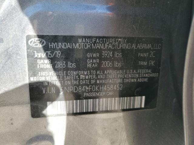 2019 HYUNDAI ELANTRA SE - 5NPD84LF0KH458452