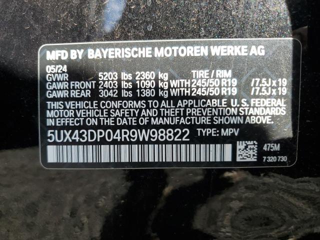 2024 BMW X3 SDRIVE3 - 5UX43DP04R9W98822