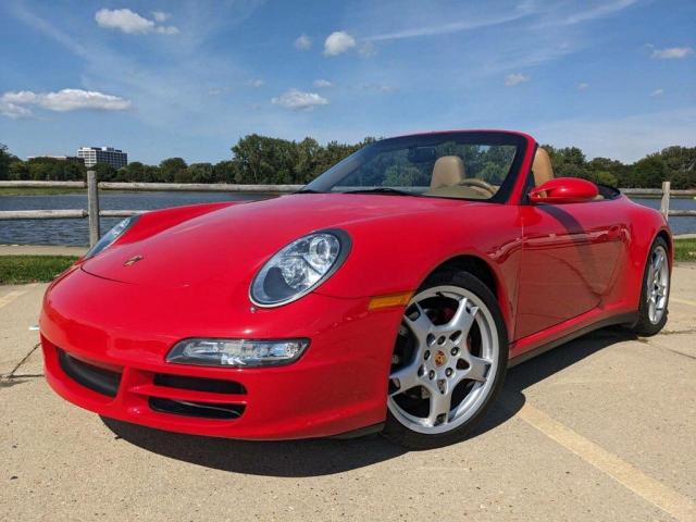 PORSCHE 911 CARRER 2006 red  gas WP0CB29996S768707 photo #3