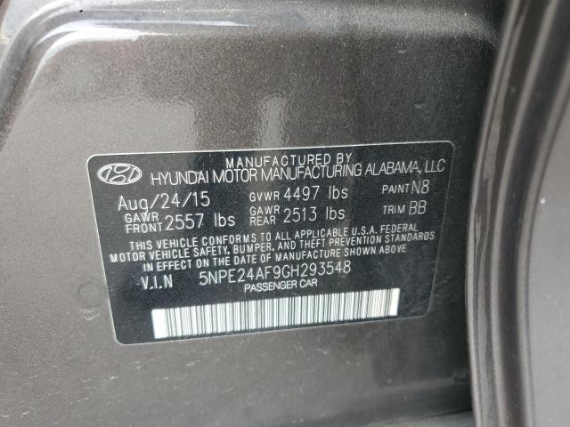 2016 HYUNDAI SONATA SE - 5NPE24AF9GH293548